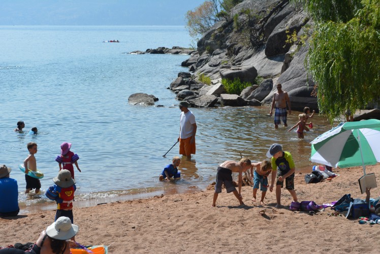 Ellison Provincial Park Beach